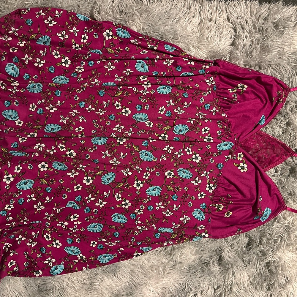 Floral Pink Kids Dress